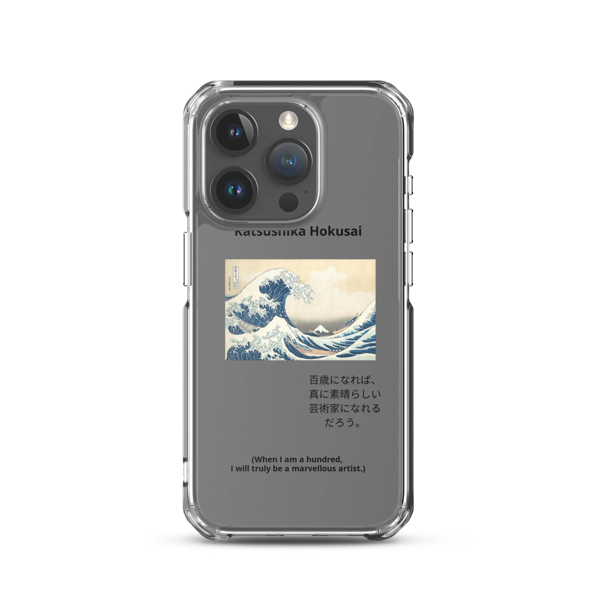 The Great Wave off Kanagawa Clear iPhone® Case