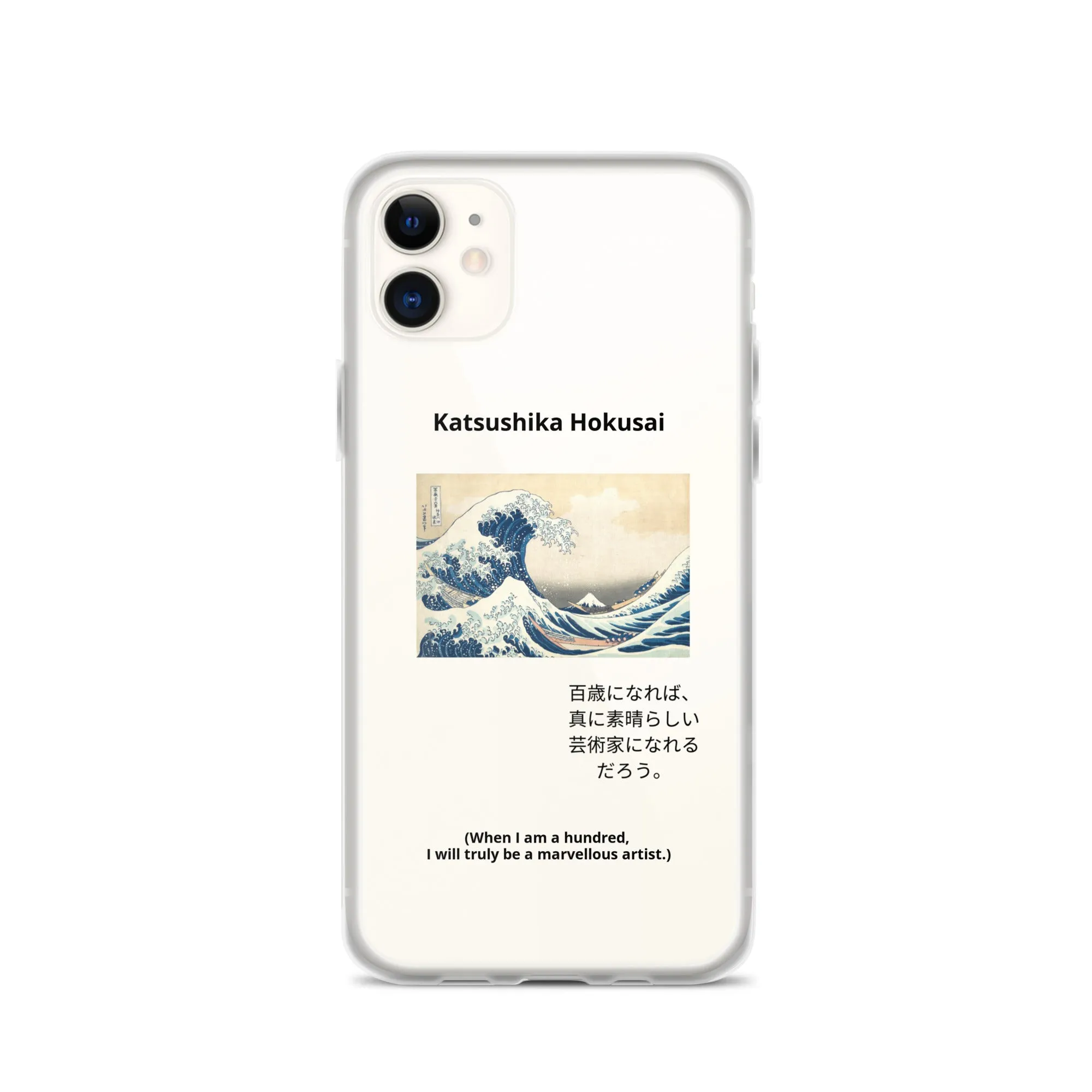 The Great Wave off Kanagawa Clear iPhone® Case