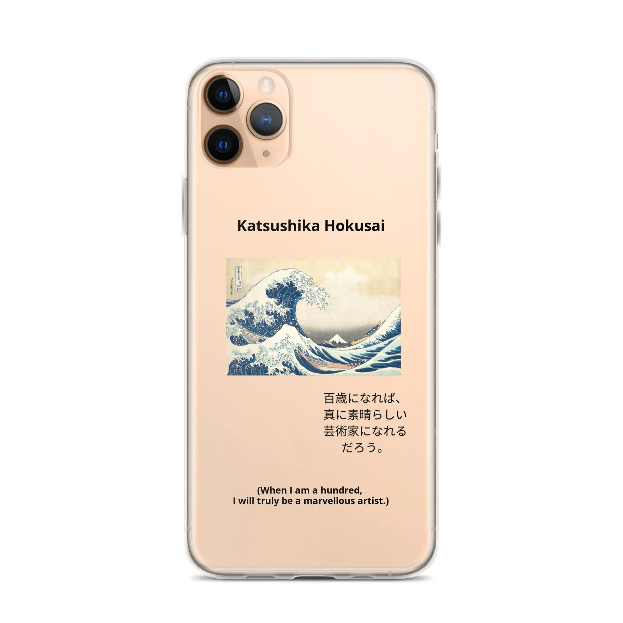 The Great Wave off Kanagawa Clear iPhone® Case