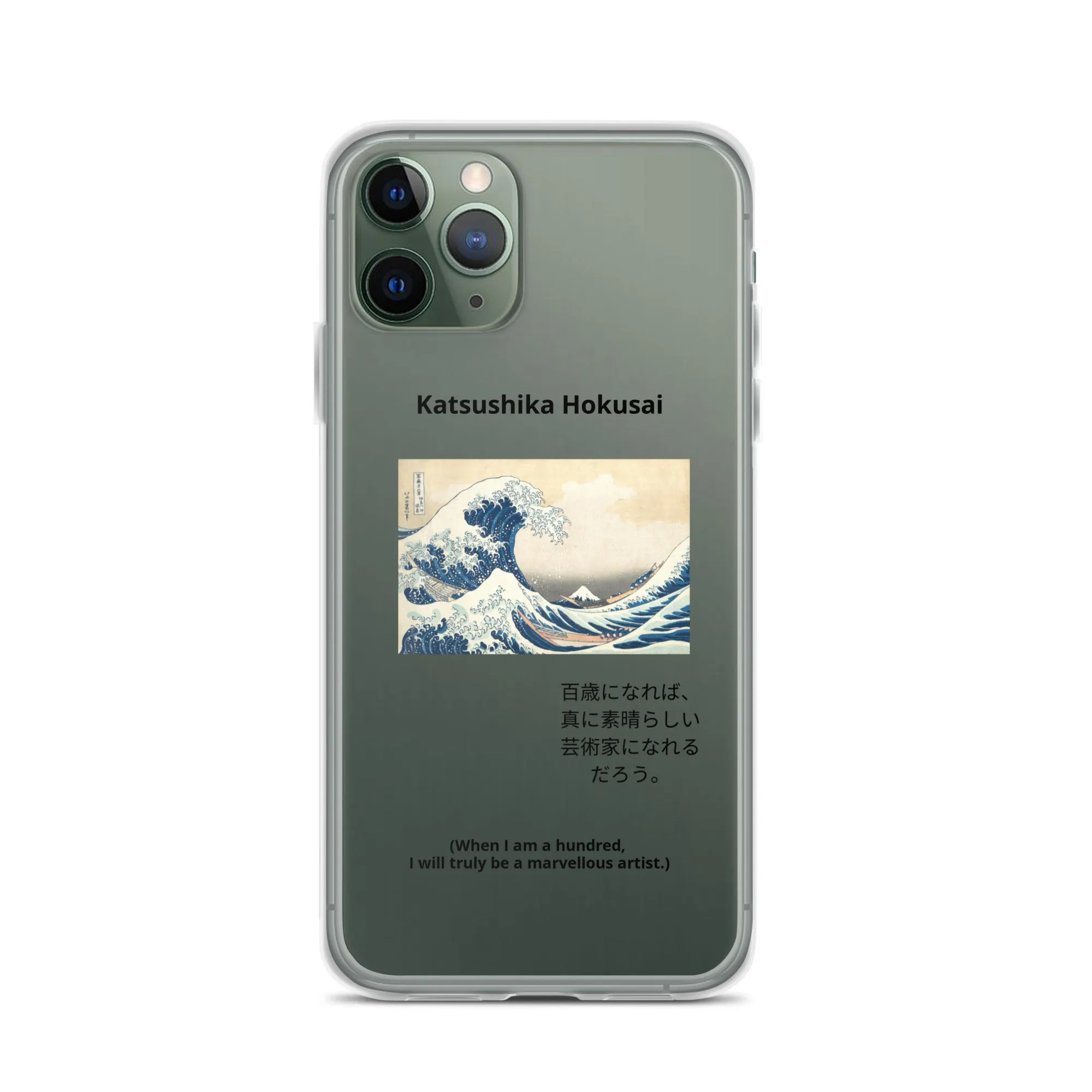 The Great Wave off Kanagawa Clear iPhone® Case