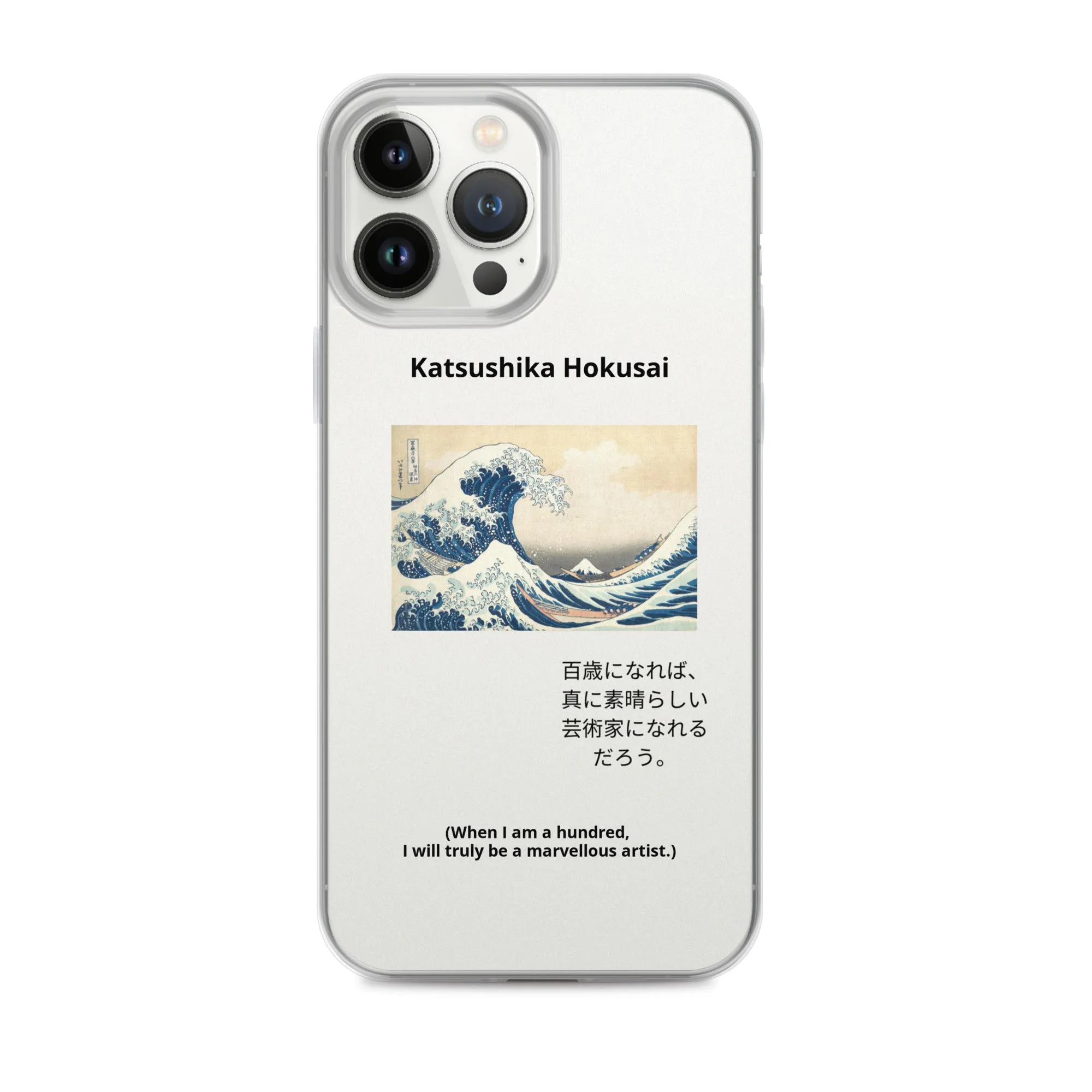 The Great Wave off Kanagawa Clear iPhone® Case