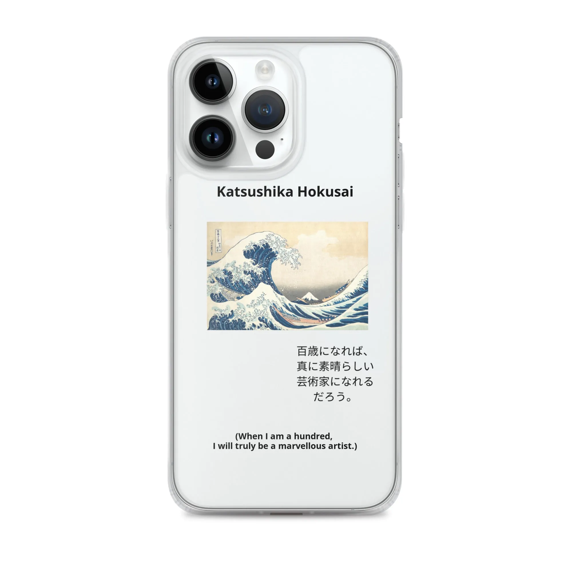 The Great Wave off Kanagawa Clear iPhone® Case