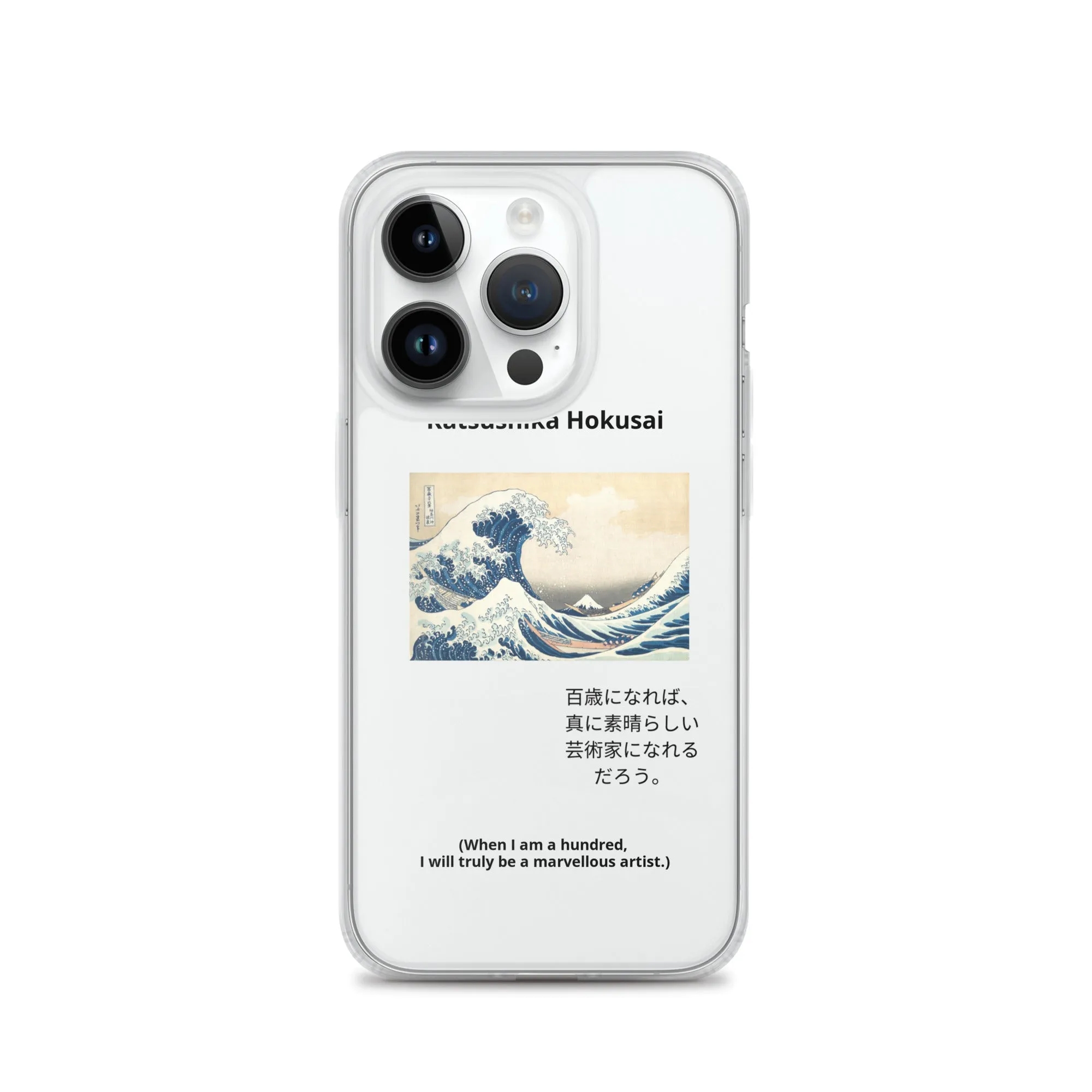 The Great Wave off Kanagawa Clear iPhone® Case