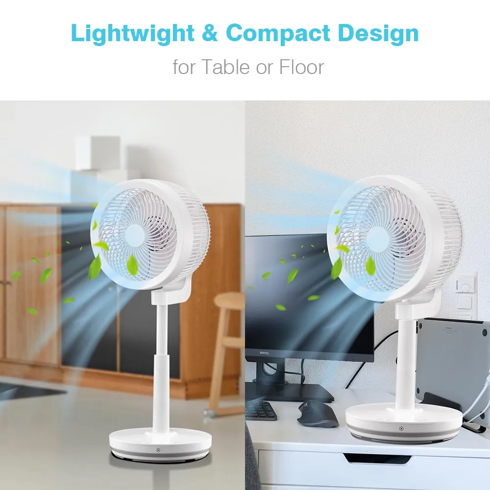 TheLAShop 11" Stand Fan Desk Cooling Fan with Remote for Room