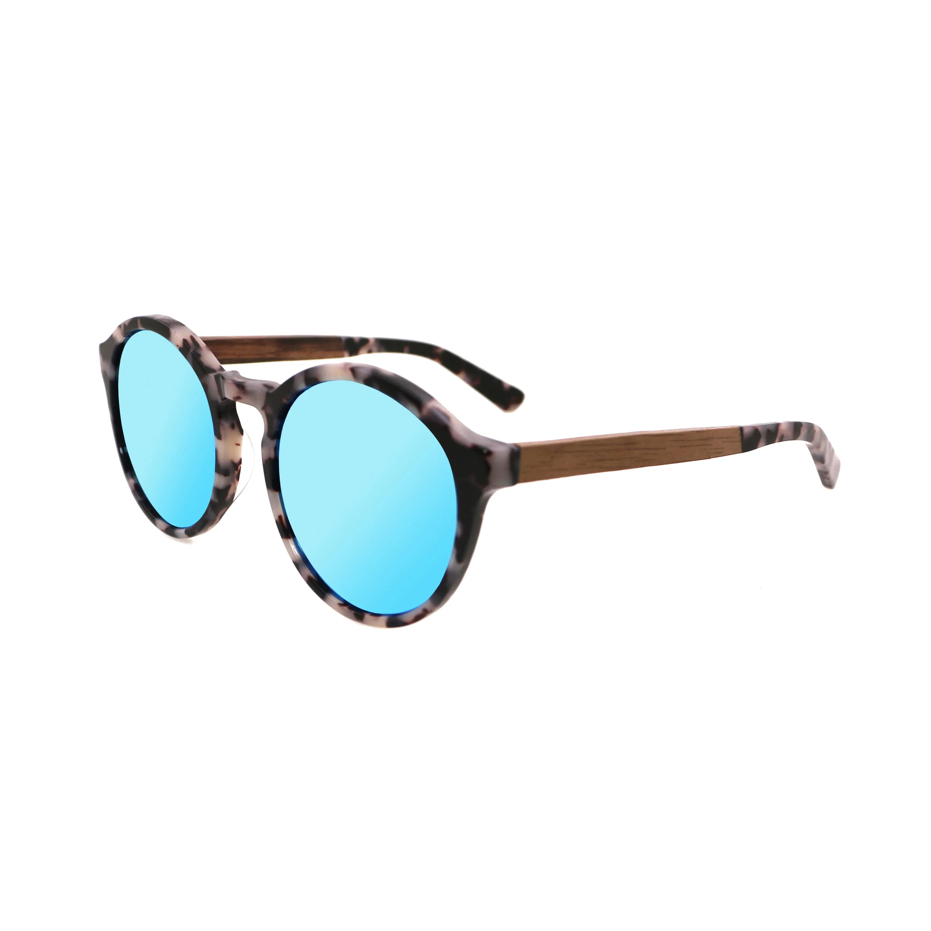 Uma Acetate & Wood Sunglasses