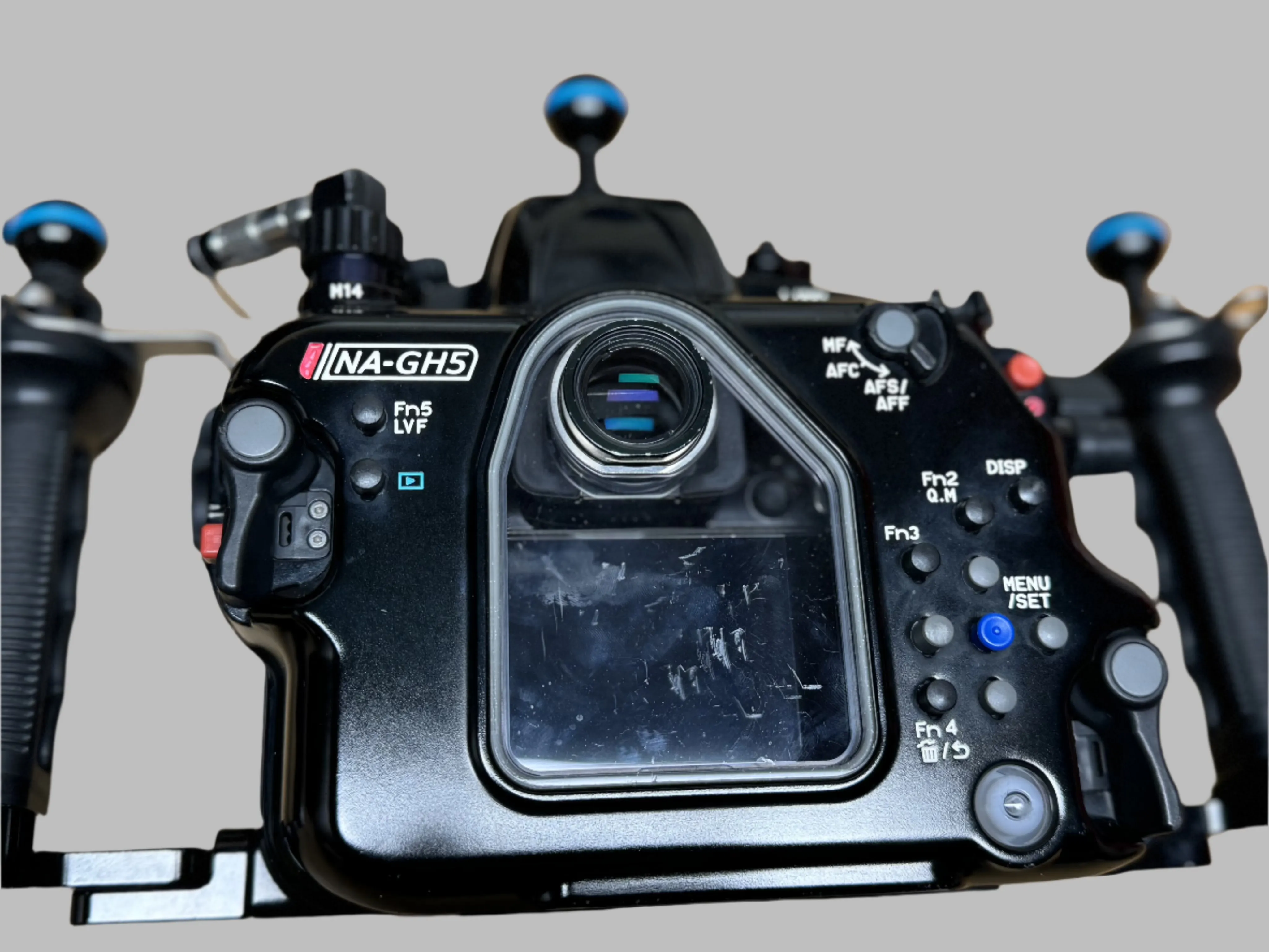 USED Panasonic LUMIX GH5 4K Digital Camera with Underwater Housing and Lens' with Underwater Monitor Housing