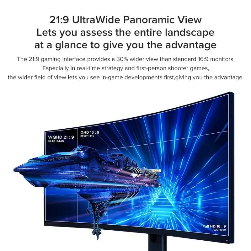 Xiaomi Mi Curve Display 34-inch Gaming Monitor